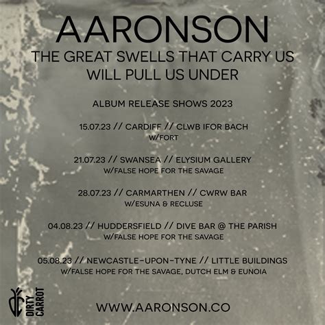 Aaronson Release New Single "Where Do You Go When You Disappear?"- Out