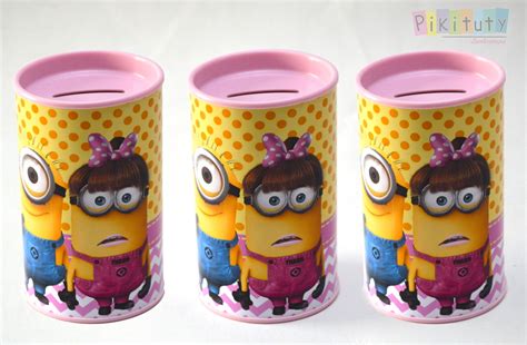 Cofrinho Minions Rosa Elo Produtos Especiais