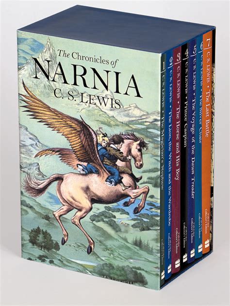 The Chronicles Of Narnia Full Color Paperback Book Box Set Books