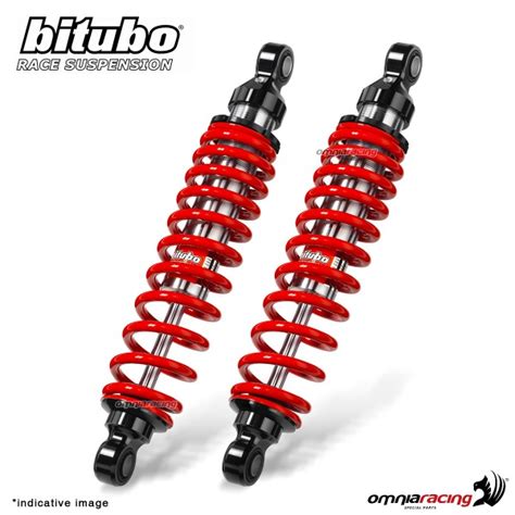 Bitubo Pair Of Rear Shock Absorber Wmb0 For Piaggio Vespa Gts300 2016