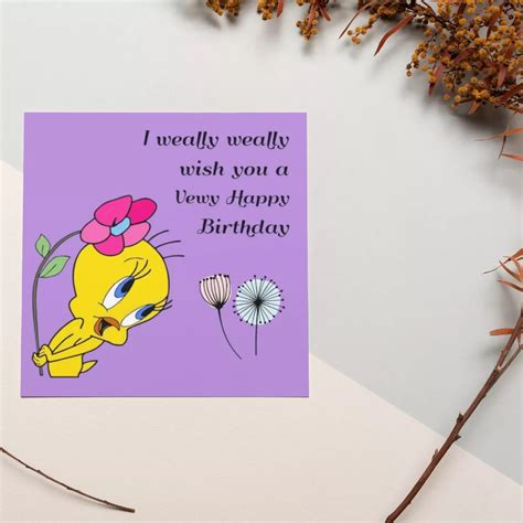 Tweety Bird Birthday Quotes Shortquotes Cc Sweet Wishes For A