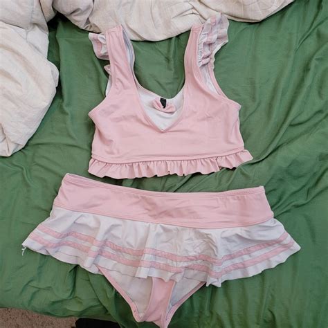 Hot Topic Kawaii Swim Suit Topnis Medium And Bottom Depop