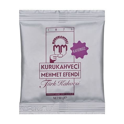 Kurukahveci Mehmet Efendi Decaf Turkish Coffee 50G Traditional Turk