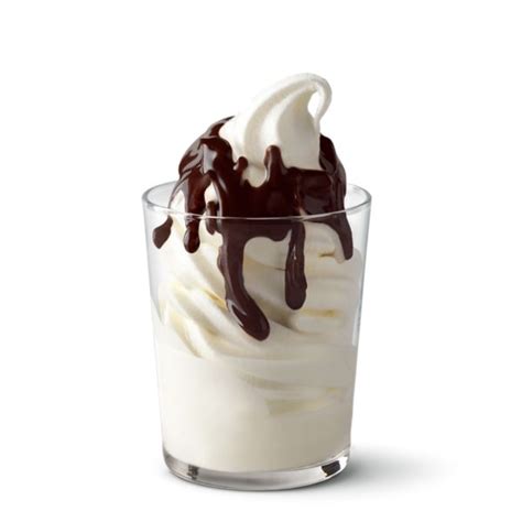 McDonald S Hot Fudge Sundae Soft Serve And Fudge Topping Price
