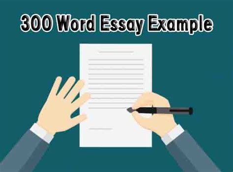 300 Word Essay Example