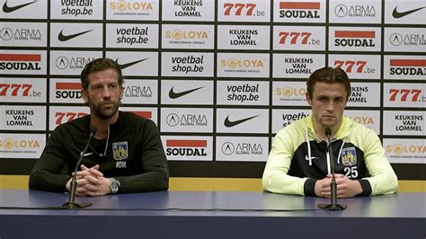 Persconferentie KAA Gent KVC Westerlo YouTube