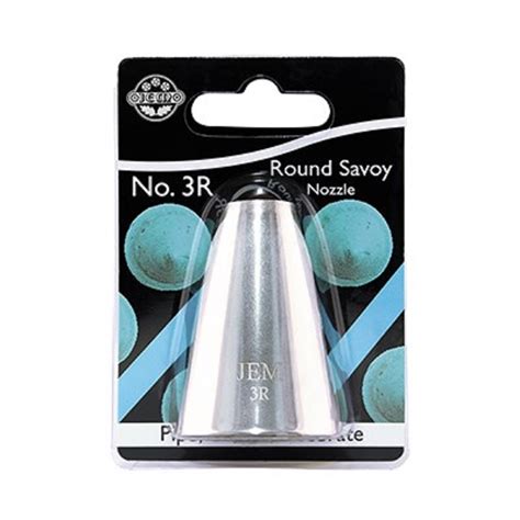 Savoy Piping Nozzle Round Savoy Nozzle No 3R The Big Kitchen