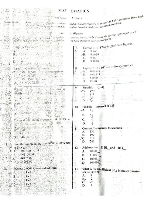 Bci Certificate Examination Questions 4