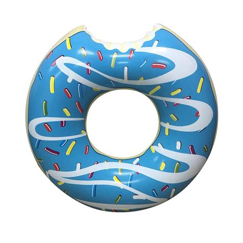 Giant Inflatable Donut Pool Floats Blue – RiffSpheres™