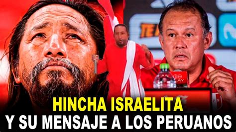 Perú vs Venezuela Hincha Israelita y su mensaje a los peruanos tras