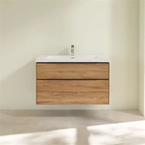 V B Subway Oak Kansas Led Basin Vanity Unit Sanctuary Bathrooms