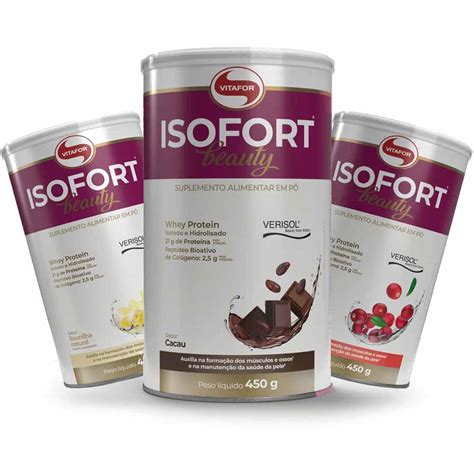 Isofort Beauty Whey Isolado C Verisol G Vitafor