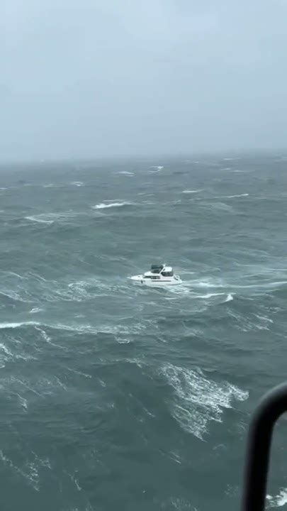 Boat ⛵ Caught By Angry 😡 Sea ⛵ Ship Rough Weather Viral Shorts