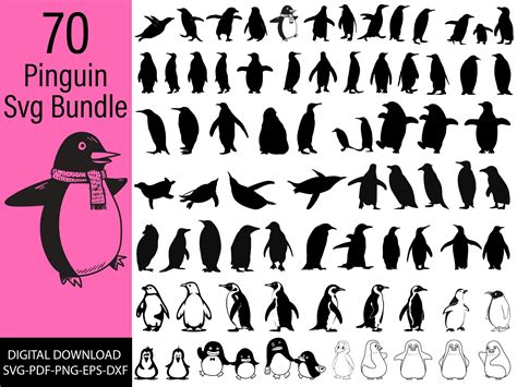 Pinguin Svg Bundle Pinguin Png Bundle Pinguin Clipart Etsy De