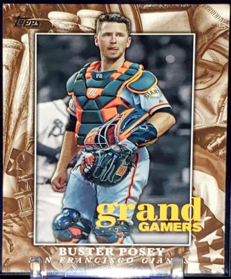 Buster Posey 2024 Topps Series 1 Grands Joueurs Gog 17 Giants De