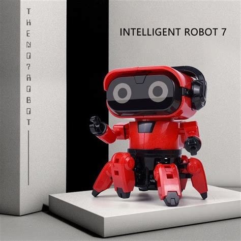 Presentes DIY Inteligente RC Robot Infrared Rob De Brinquedo Para