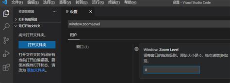 Visual Studio Code VS Code 意外放大后恢复设置 清风亦平凡