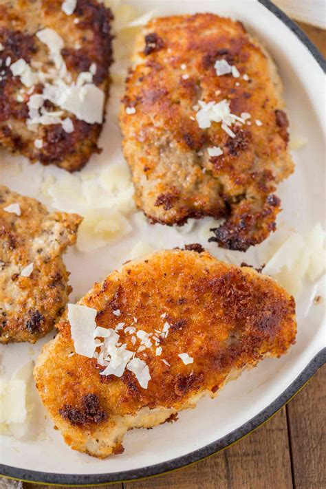 Parmesan Crusted Pork Chops - Dinner, then Dessert