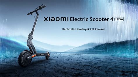 Xiaomi Electric Scooter 4 Ultra készletről!