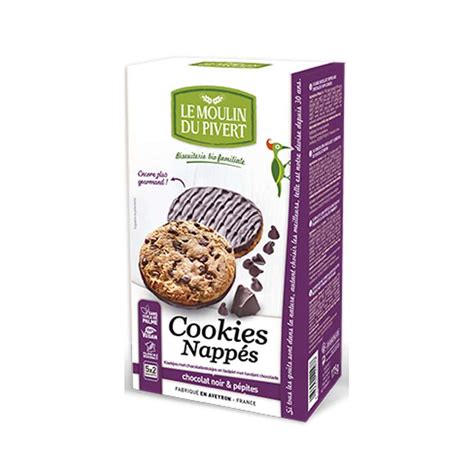 Cookies Napp S Au Chocolat Noir Et P Pites De Chocolat Noir Bio Le