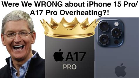 Apple Promises Fix For Iphone 15 Pro A17 Pro Overheating Update Ios