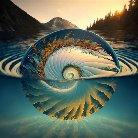 Fibonacci Sequence Spiral In Nature Drawing By Ragana Design Fine Art