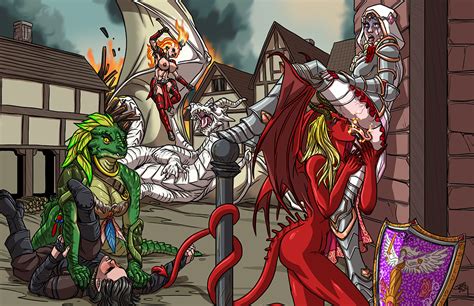 Succubus Battle By Prodigyduck Hentai Foundry