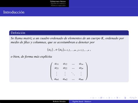 SOLUTION Algebra Lineal Matrices Studypool