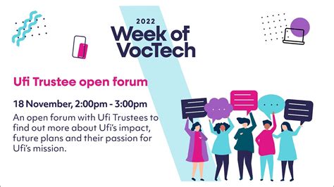 Ufi VocTech Trust Trustee Open Forum 2022 YouTube