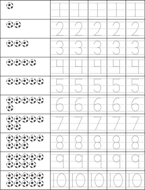 Tracing Numbers Printables Sexiz Pix