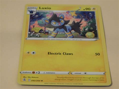 Luxio Pokemon Card - Etsy