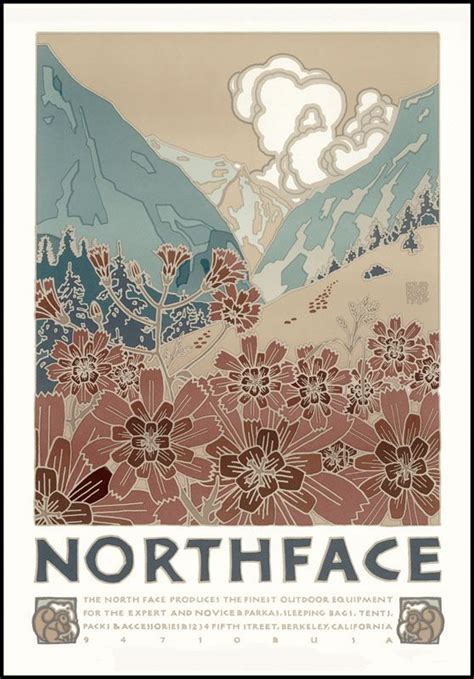 David Lance Goines Book Art Poster Ads The North Face