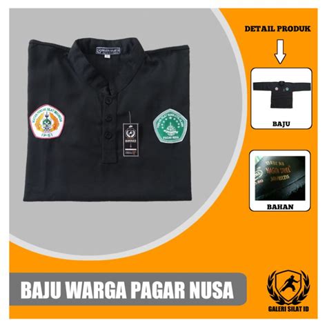 Jual Atasan Seragam Sakral Warga Pagar Nusa Nagata Drill Shopee Indonesia