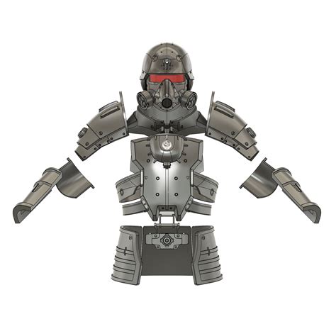 Fallout BOS Recon Armor | Scaled to Fit! | Raw DIY Kit – 3D Cauldron