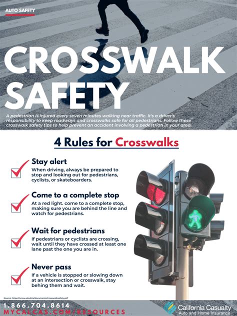 Crosswalk Safety California Casualty