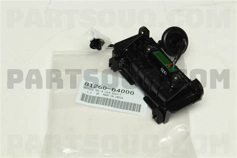 OUTSIDE HDL LOCK ASSY T LID 81260B4000 Hyundai KIA Parts PartSouq