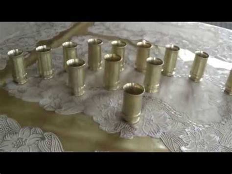 рюмки из немецких гильз от flak2 своими руками - YouTube