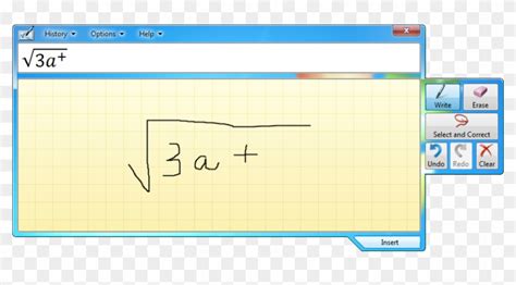 Math Input Panel Uses The Math Recognizer That's Built - Math Input ...