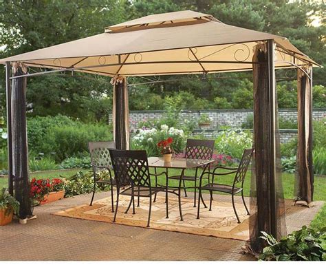 Costco Gazebo 10X10 Garden Landscape