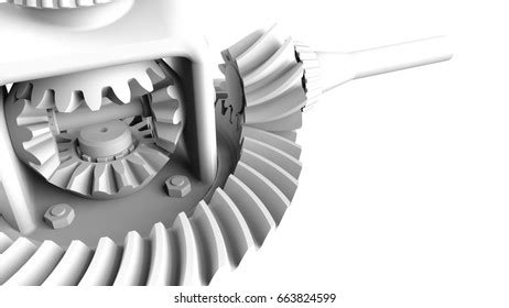 Differential Gear 3d Rendering 3d Illustration Stock Illustration ... 