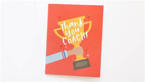 Thank You Coach Greeting Card - Pippi Post