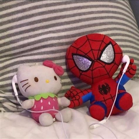 Hello Kitty Spiderman Couple Hello Kitty Wallpaper Hello Kitty