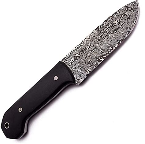 MAAN Handmade Damascus Fixed Blade Knife With Micarta Handle Survival