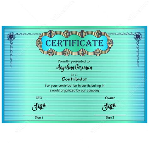 Certificates Of Achievement Free Templates