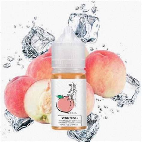 Tokyo Peach Iced 30ml 20 35 50mg VapeDot