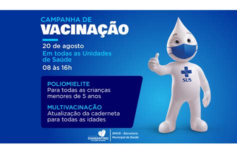 Prefeitura De Diamantino Lança Campanha De Vacinação Contra A