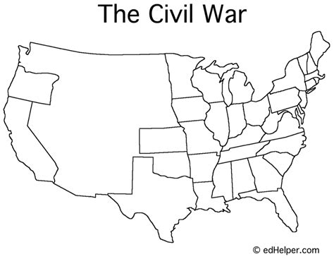 Civil War Map Diagram | Quizlet