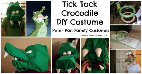 Tiger Lily, the Indian Chief and Tick Tock Croc Costume Details