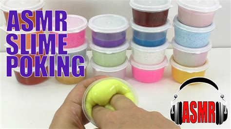 ASMR Slime Poking Best Slime ASMR Video Clicky Slime ASMR Most