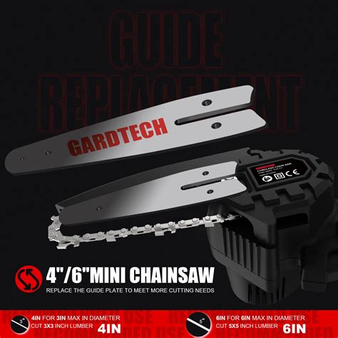 Gardtech Mini Chainsaw Cordless Battery Powered Chain Saw